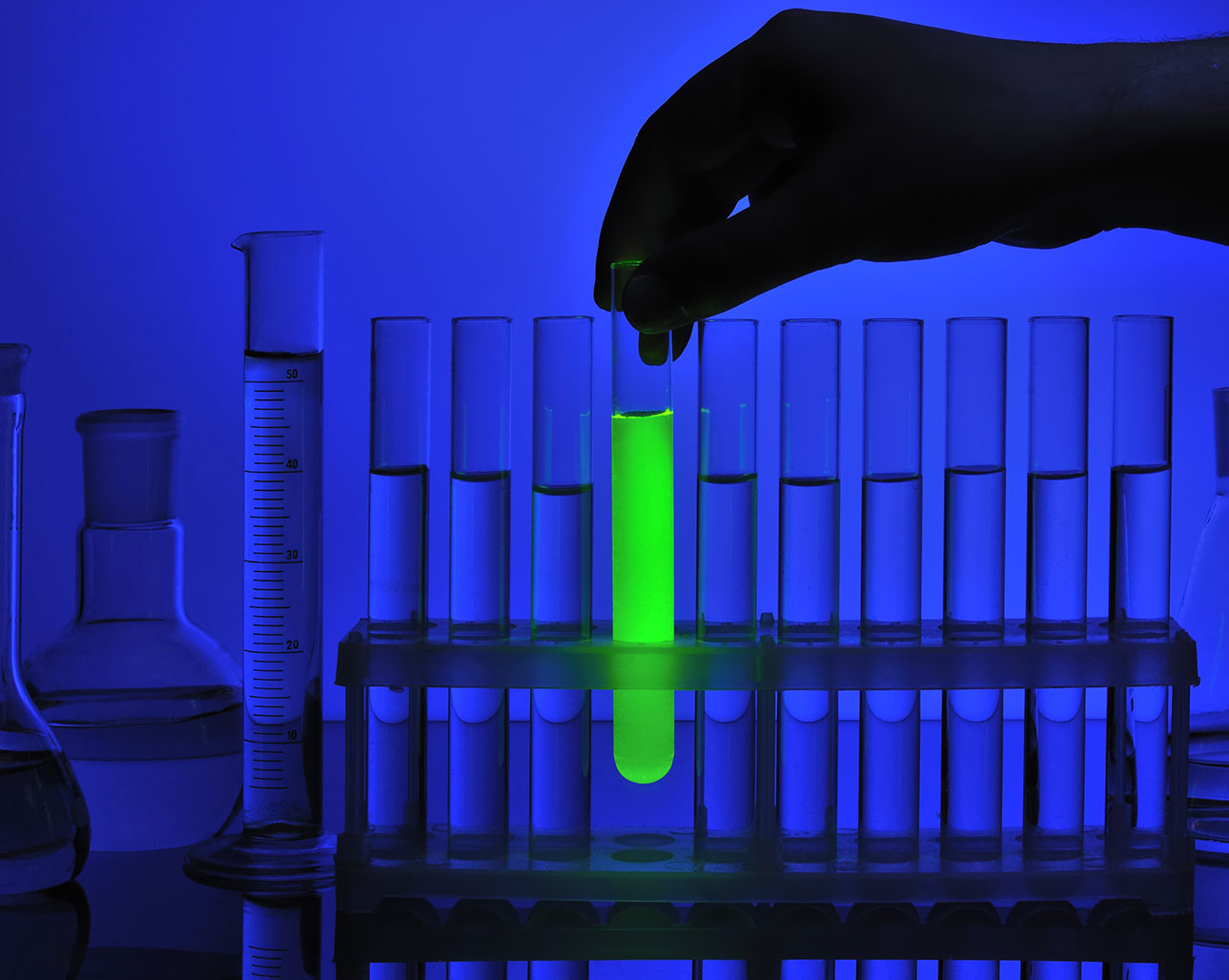 Spurenanalysen mittels Fluoreszenz